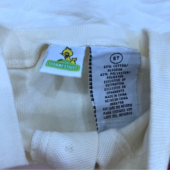 Sesame Street Oscar Burgundy Overalls - Picture 6 of 6